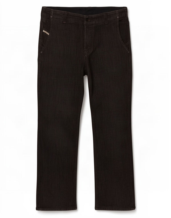 Diesel Jean Droit Revick W34 L29 Homme Noir Coton