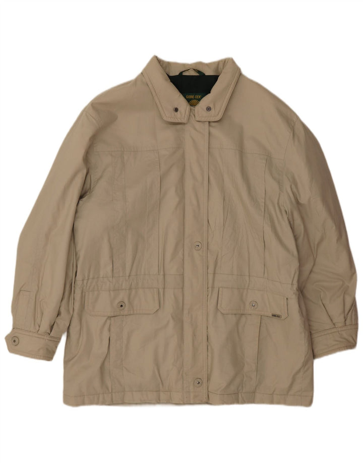 Delmod Veste coupe-vent surdimensionnée pour femme EU 46 XL Coton beige