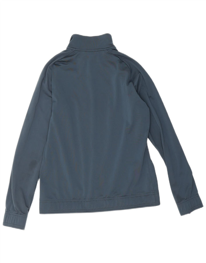 Puma Veste de survêtement pour femme UK 10 Small Bleu Colorblock Polyester