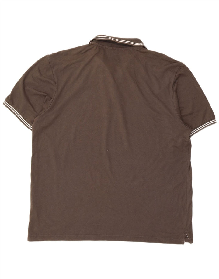 CHAMPION Polo Easy Fit Homme 3XL Marron Coton