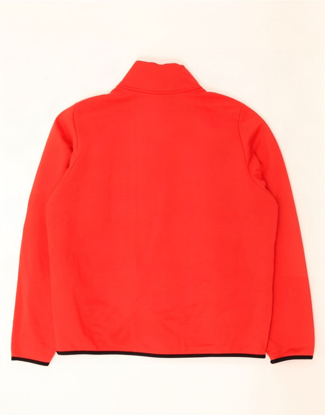 Nike Homme Dri Fit Zip Neck Sweatshirt Jumper Grand Rouge Polyester