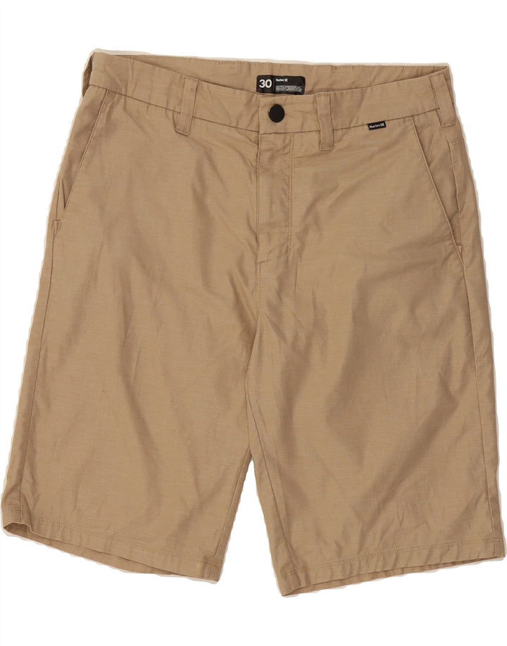 HURLEY Mens Chino Shorts W30 Medium Beige Cotton Vintage Hurley and Second-Hand Hurley from Messina Hembry 
