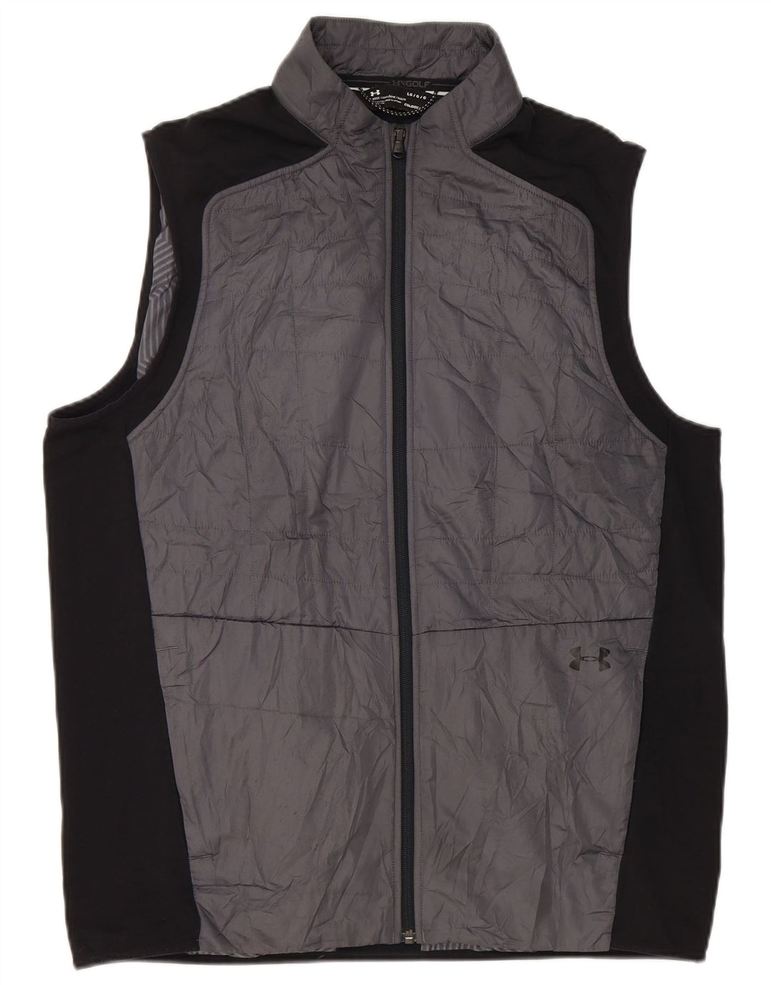 Under Armour Gilet rembourré pour homme UK 40 Large Gris Colorblock Polyester