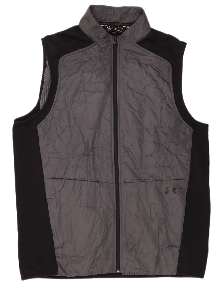 Under Armour Gilet rembourré pour homme UK 40 Large Gris Colorblock Polyester