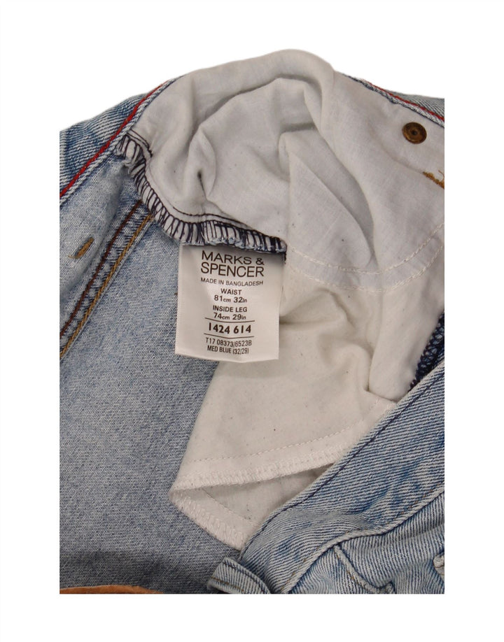 Marks & Spencer Jean ample homme W32 L26 bleu coton