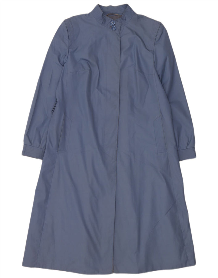 Manteau Femme Vintage IT 42 Bleu Moyen