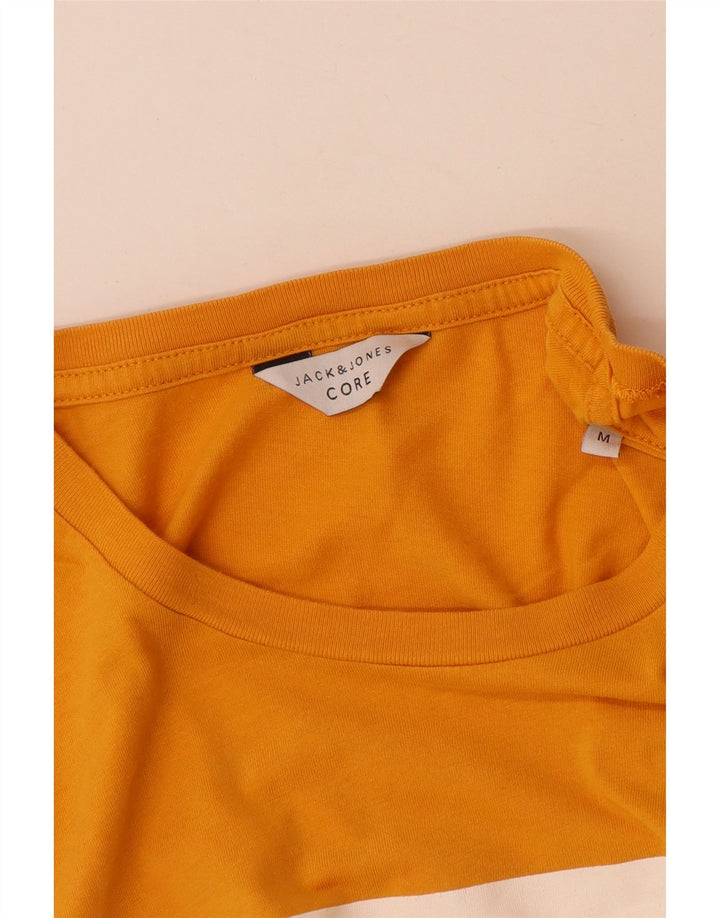 Jack & Jones T-Shirt Graphique Homme Jaune Moyen Coton