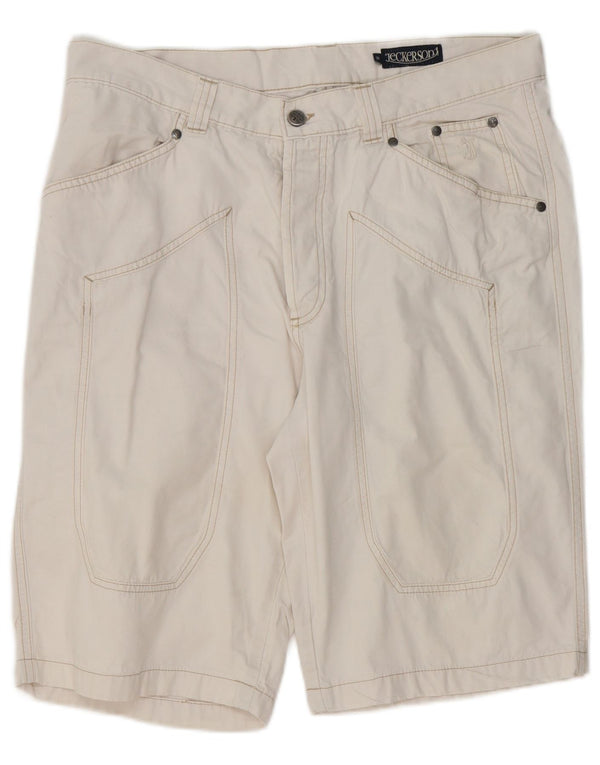 Jeckerson Bermuda Homme W36 Large Blanc