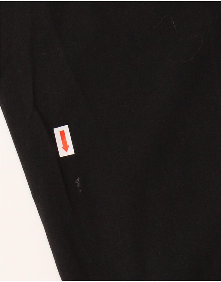 CALVIN KLEIN Pantalon Chino Bootcut Femme US 12 Large W34 L32 Noir