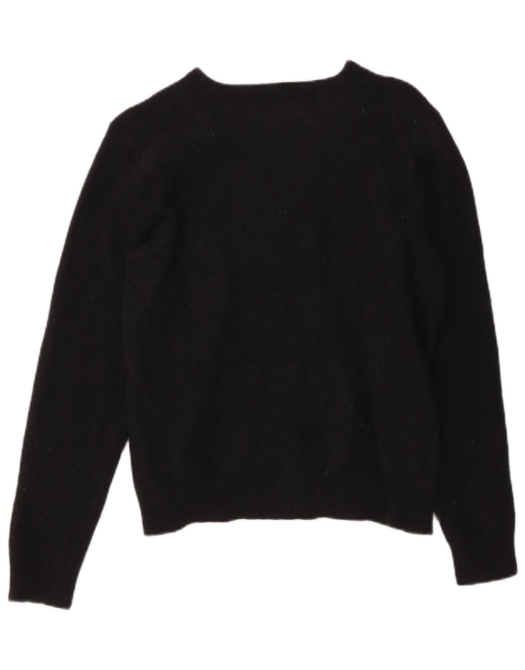 POLO RALPH LAUREN Pull col bateau pour femme UK 12 Noir moyen