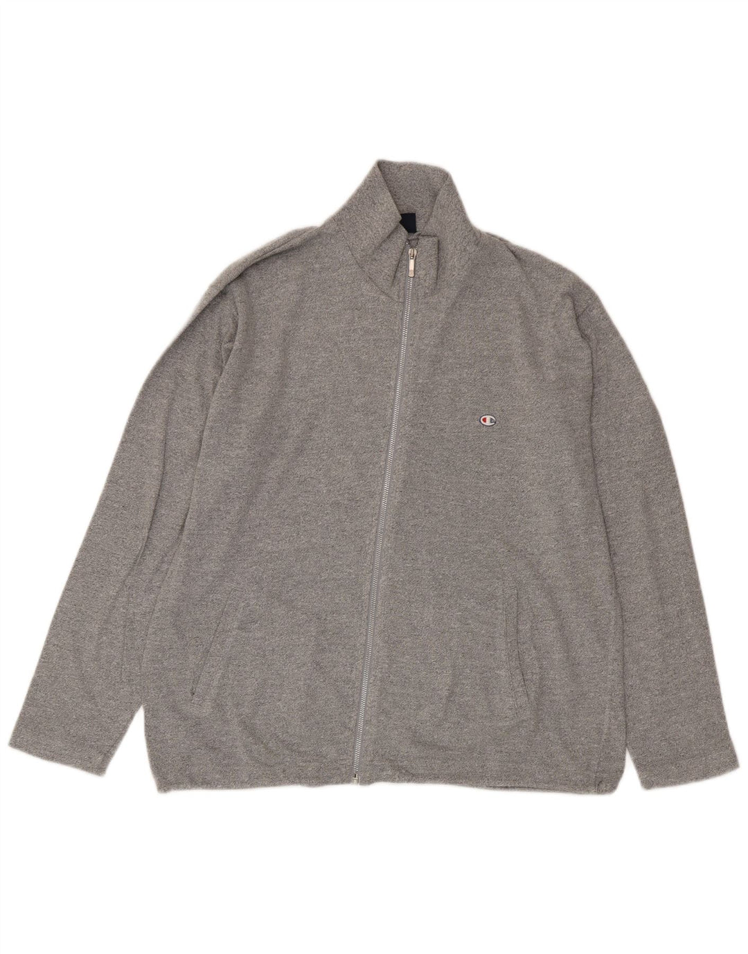 Champion Veste de Survêtement Homme Grand Gris Moucheté Coton