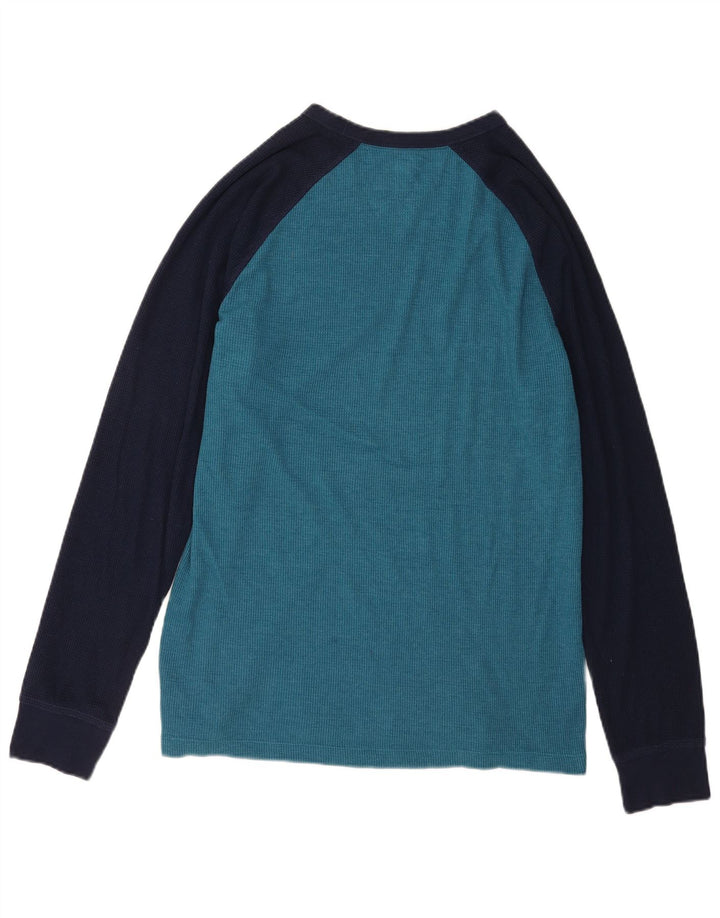 Gap Haut Homme Manches Longues Grand Bleu Colorblock Coton