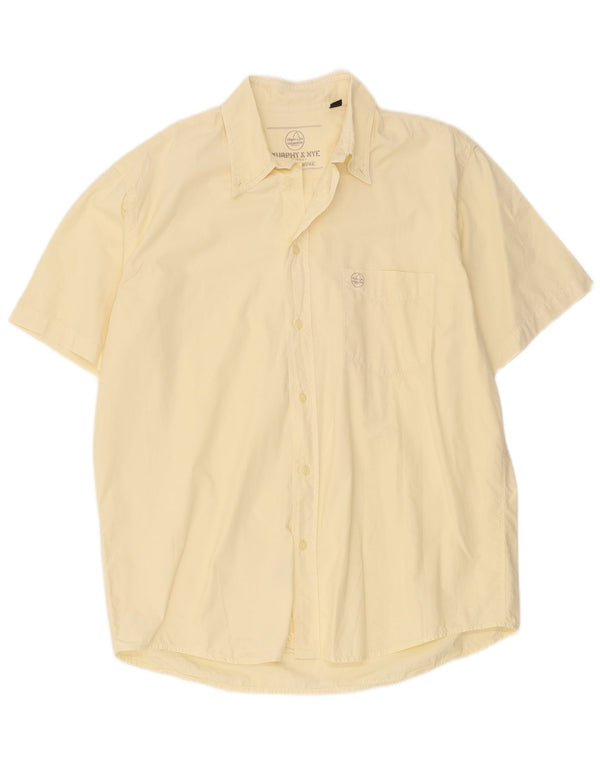 Murphy & Nye Chemise à manches courtes pour homme XL Jaune