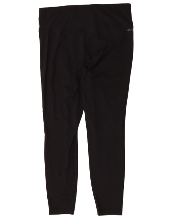 New Balance Leggings Femme UK 18 XL Noir Spandex