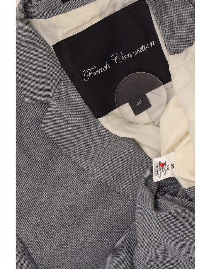 French Connection Veste Blazer 2 Boutons Homme UK 38 Gris Moyen Polyester