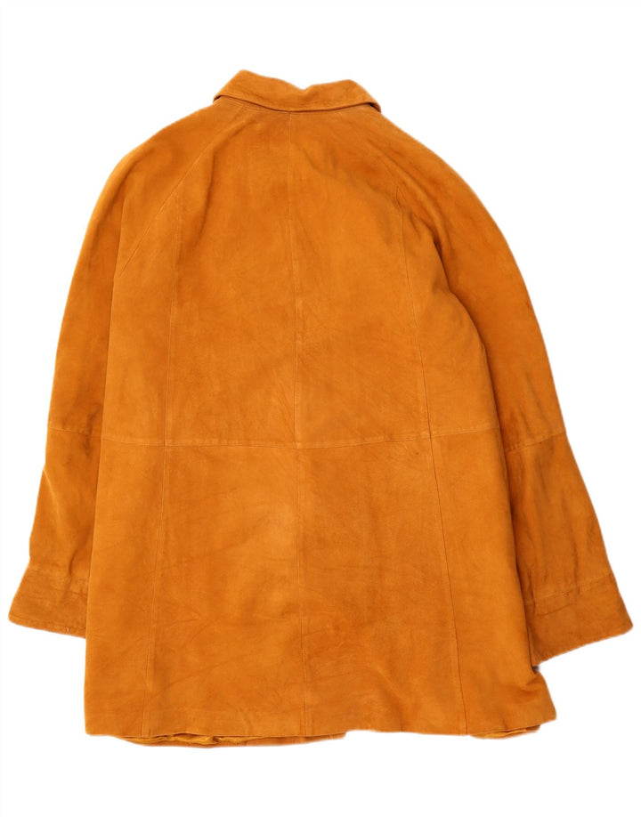Gallotti Pardessus en daim pour femme EU 46 XL Cuir beige