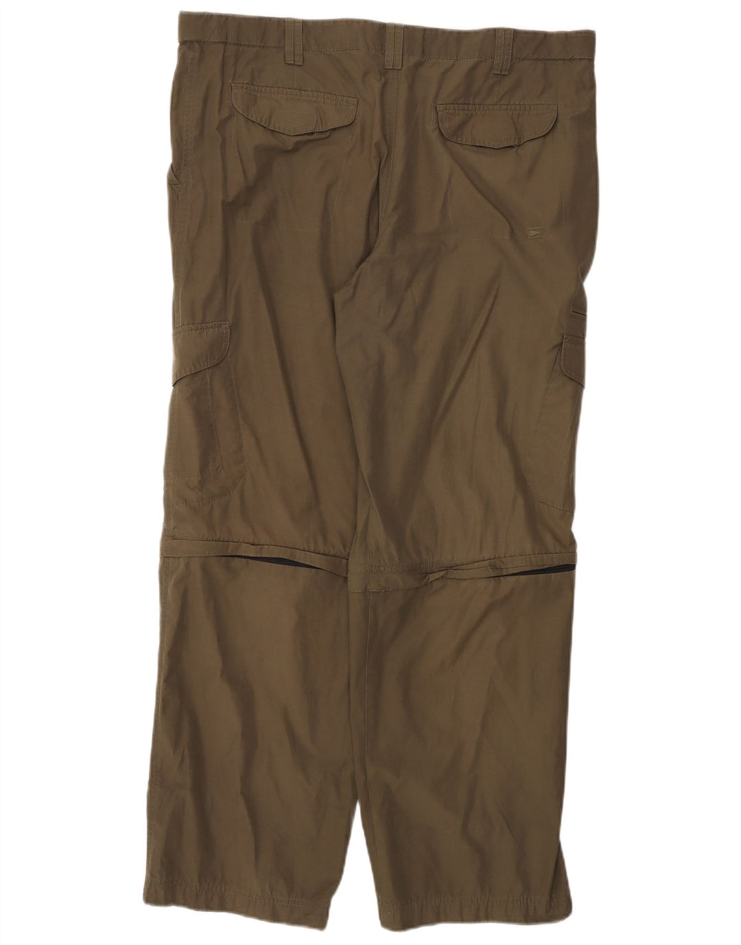 MARKS & SPENCER Pantalon Cargo Droit Homme W40 L31 Vert Polyamide