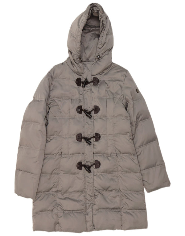 Champion Manteau rembourré à capuche pour femme UK 20 2XL Gris Polyester