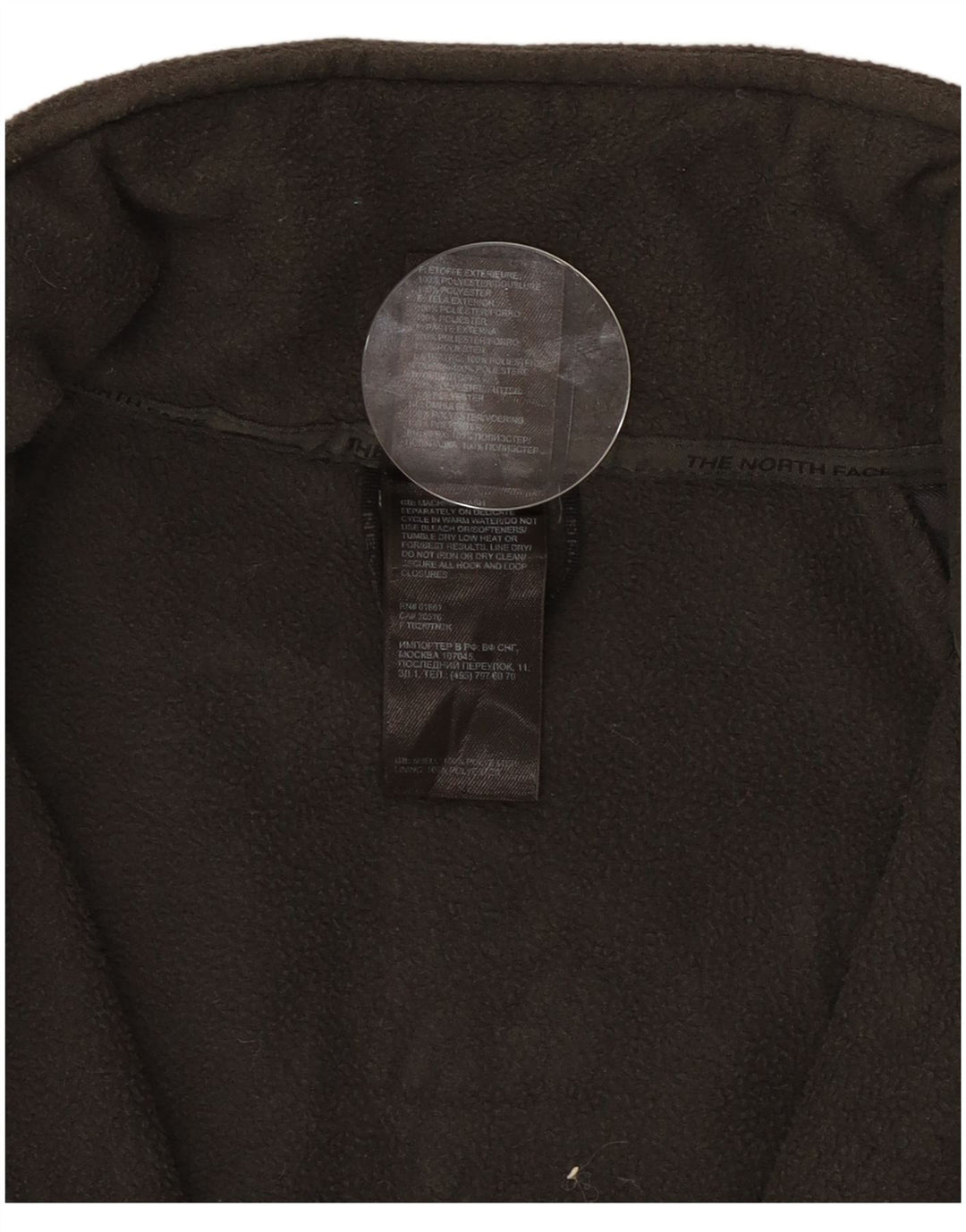The North Face Veste polaire pour homme UK 36 Small Gris Polyester