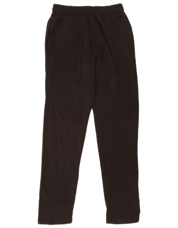 Marks & Spencer Pantalon de survêtement régulier pour femme UK 8 Small Noir Coton