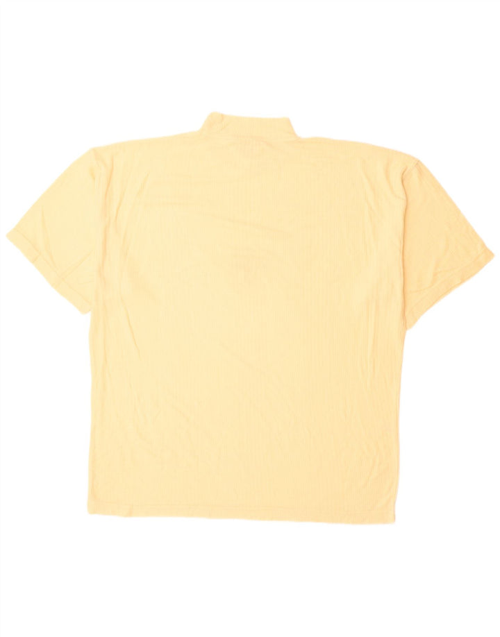 BLUE FLAME T-Shirt Homme Top XL Jaune Viscose