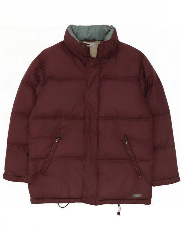Fila Veste matelassée coupe ample IT 44 XS Bordeaux Polyamide