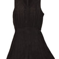ARMANI EXCHANGE Robe trapèze graphique sans manches pour femme US 6 Noir moyen