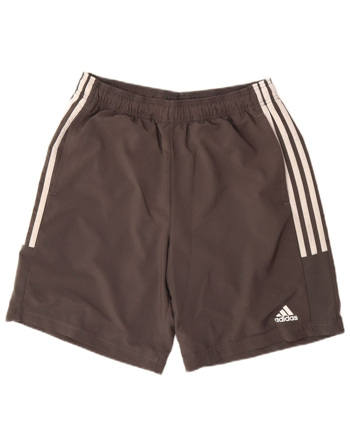 ADIDAS Short de Sport Homme Gris Moyen Polyester