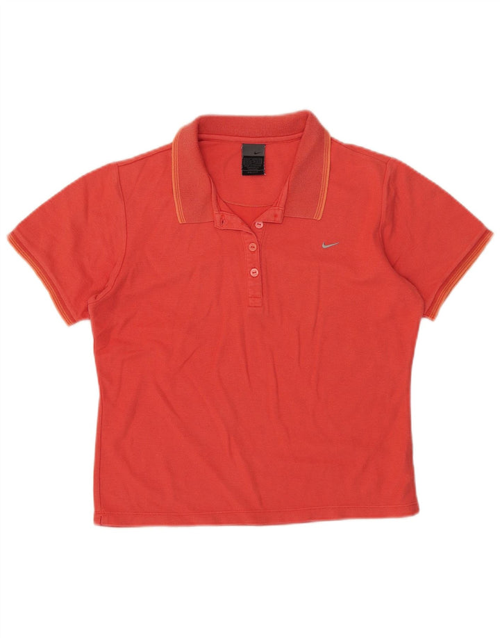 Polo Nike Femme UK 10/12 Rouge Moyen