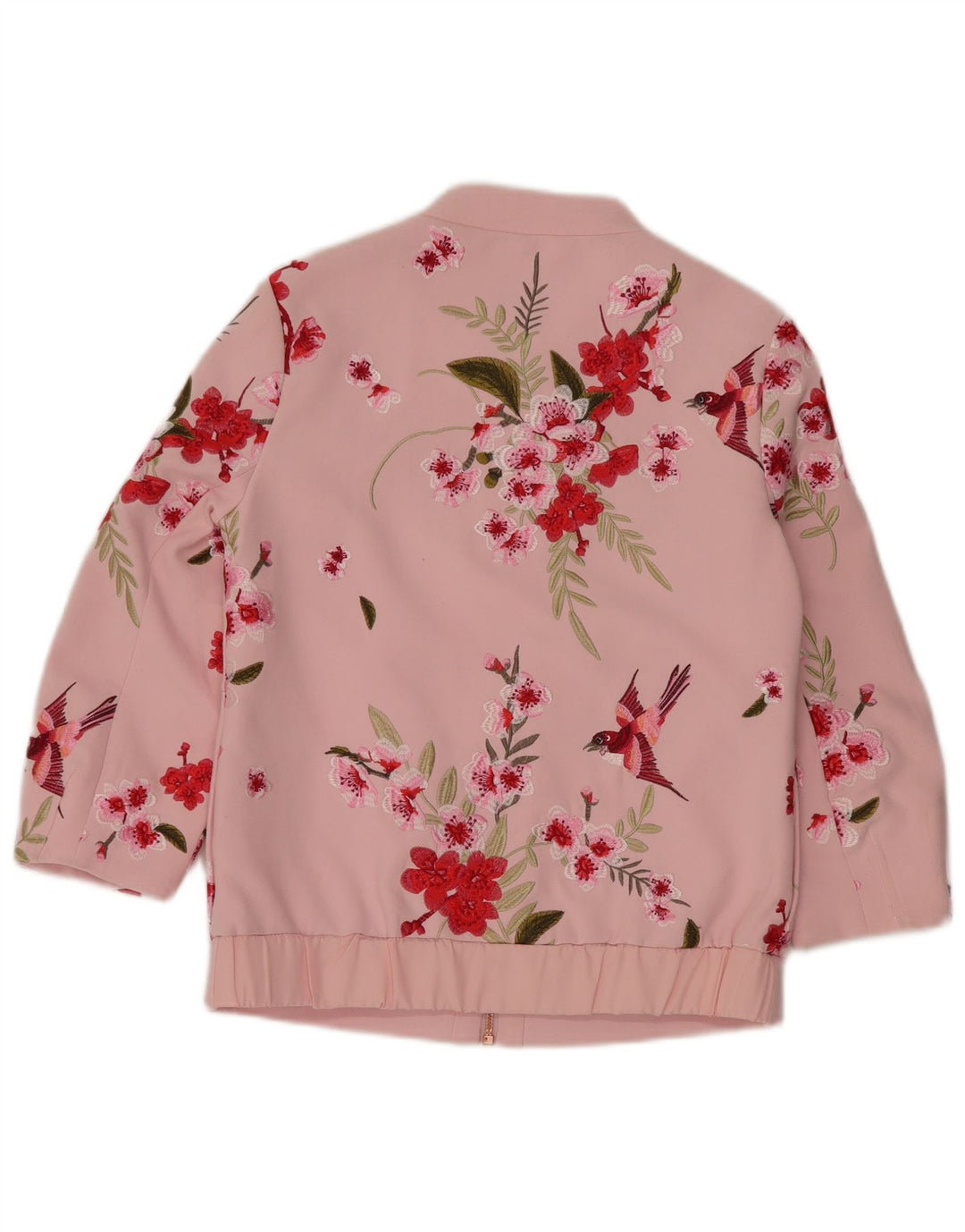 TED BAKER Cardigan coupe ample pour femme Taille 1 XS Rose Floral Polyester