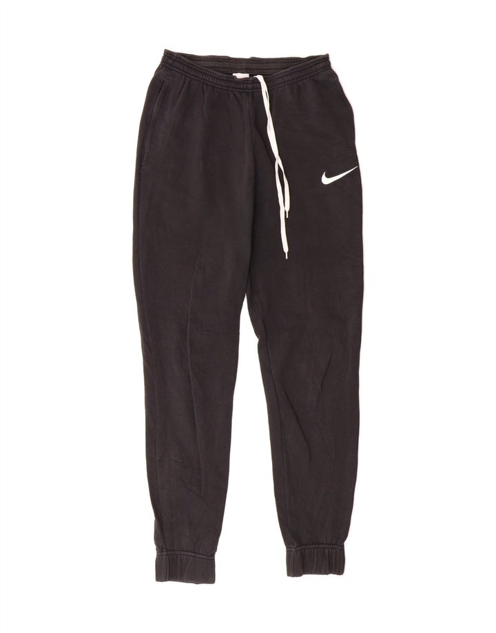 NIKE Mens Tracksuit Trousers Joggers Small Black Cotton Vintage Nike and Second-Hand Nike from Messina Hembry 