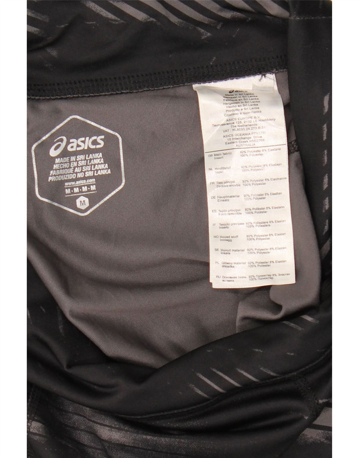 Asics Leggings Femme UK 42 Medium Noir Camouflage Polyester