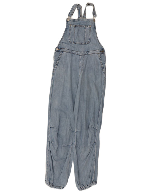 Marks & Spencer Salopette Jeans Ample Fille 10-11 Ans W26 L26 Bleu Coton