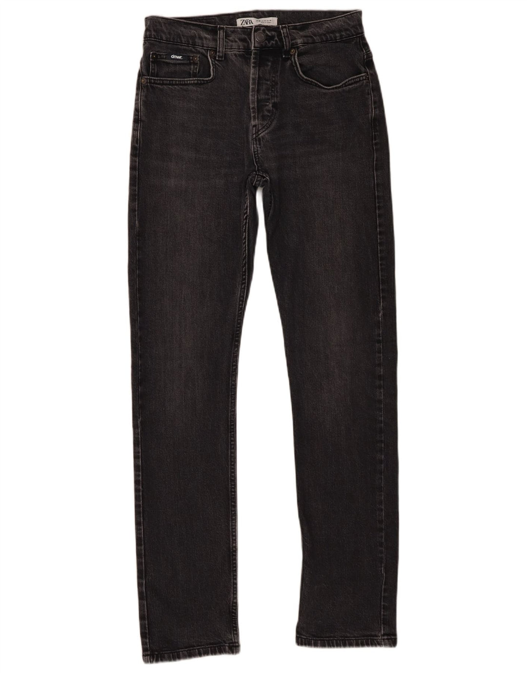 Zara Jean Slim Homme EU 38 Small W30 L30 Gris Coton