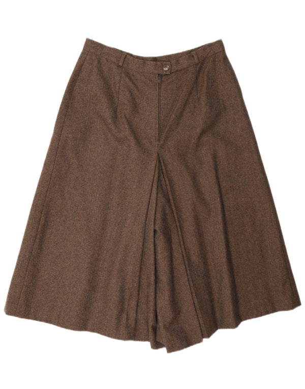 LE TRUC Short Cullotes Taille Haute Femme EU 40 Medium W27 Marron