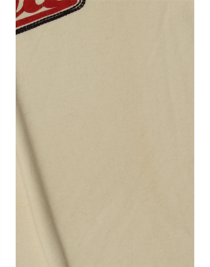 Puma Haut graphique à manches longues pour homme Petit coton blanc