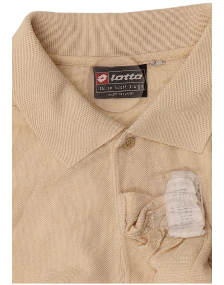 Lotto Polo Homme Grand Blanc Cassé Coton