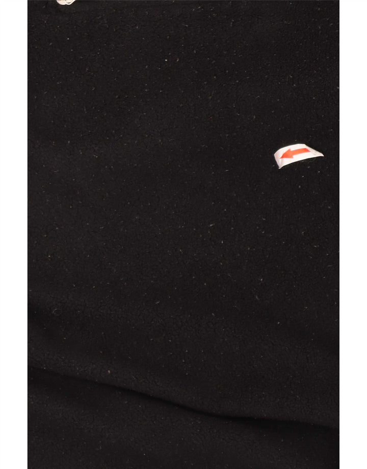 North Sails Pull polaire à col zippé pour homme XL Noir Colorblock Polyester