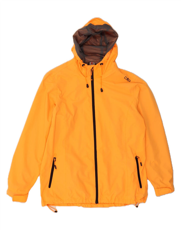 CMP Womens Hooded Rain Jacket UK 18 XL Yellow Polyester Vintage CMP and Second-Hand CMP from Messina Hembry 