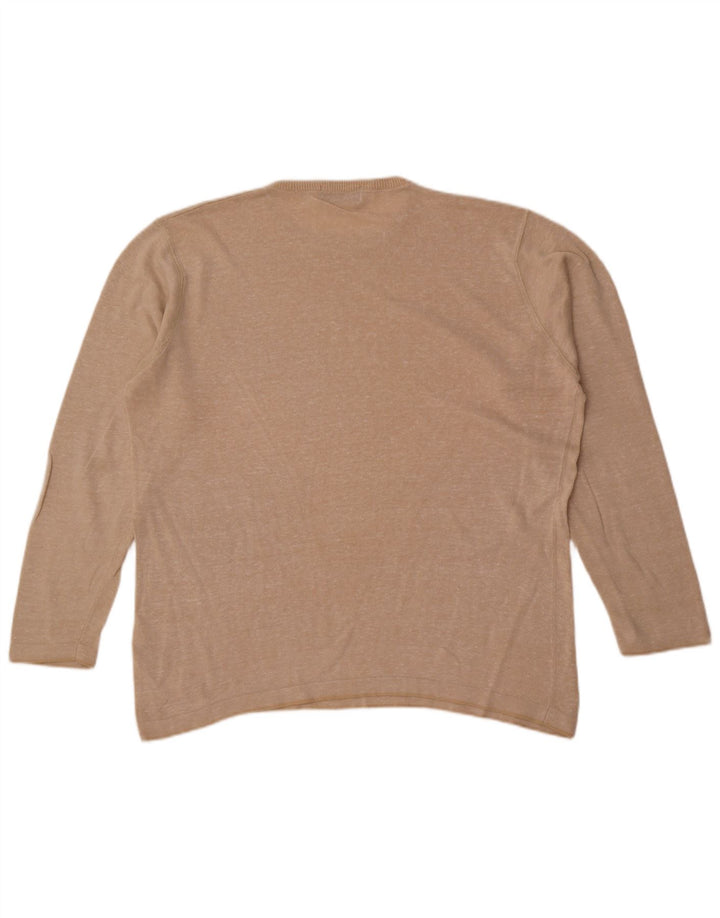 Marks & Spencer Pull à col rond Blue Harbour pour homme, grand beige