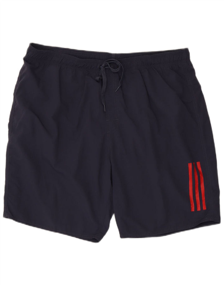 ADIDAS Short de sport pour homme 2XL en nylon bleu marine