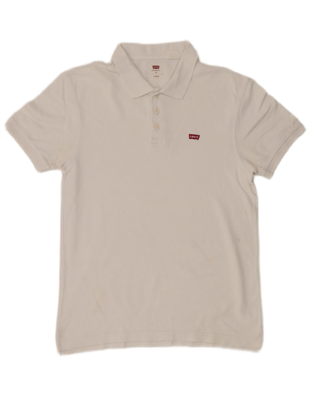 Levi's Polo Standard Homme Blanc Small