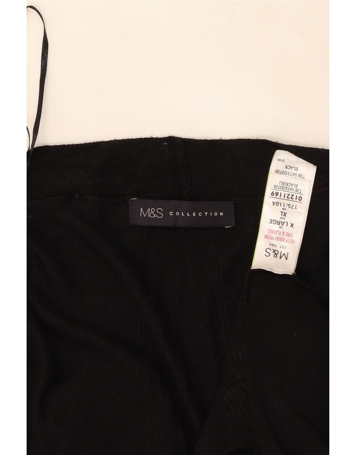 Marks & Spencer Pull cardigan ouvert long pour femme UK 18 XL Noir