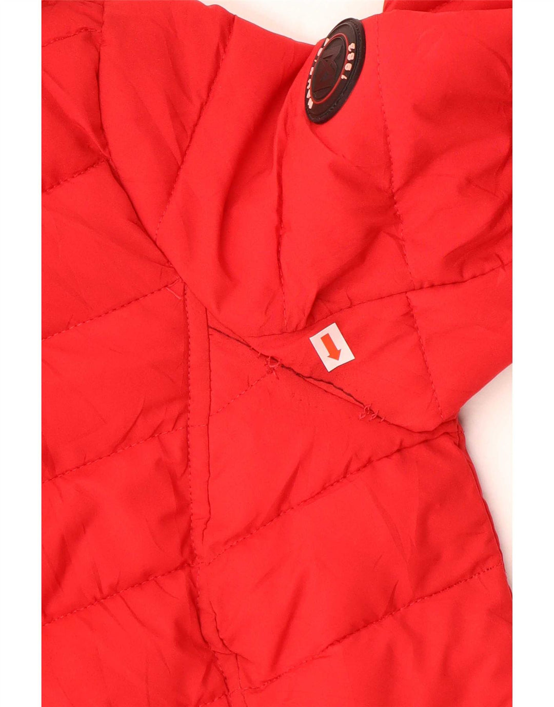 Nautica Veste matelassée à capuche pour femme UK 6 XS Rouge Polyester