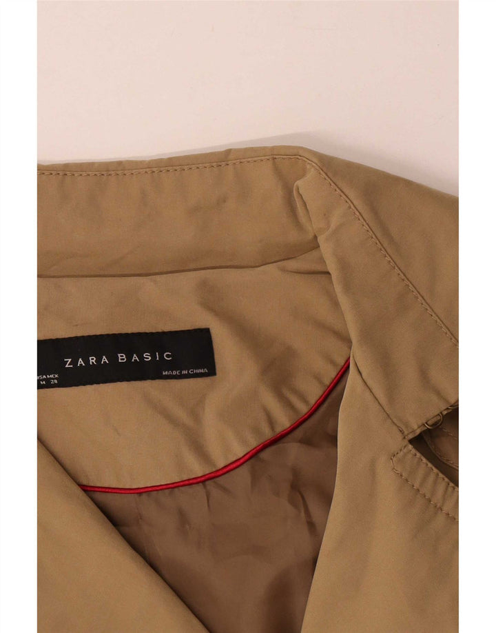 Zara Trench Femme UK 14 Kaki Moyen