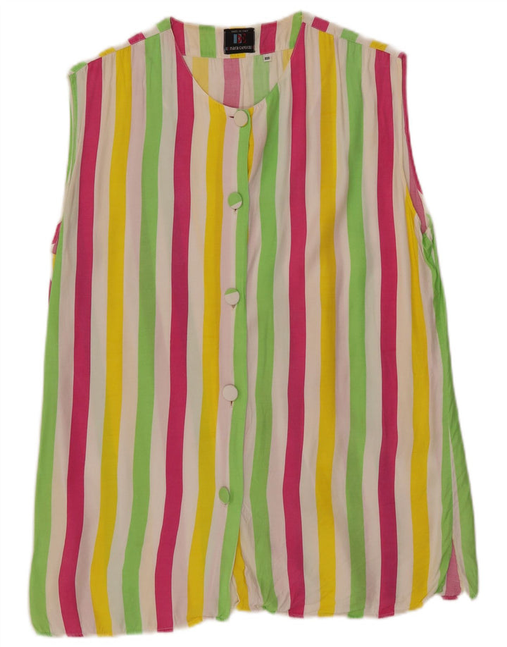 Enara Camice Chemisier pour femme UK 14 Medium Multicolore Rayé