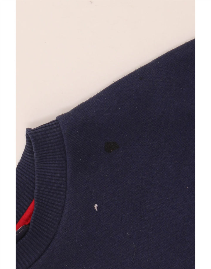 UMBRO Sweat-shirt graphique pour femme UK 14 Bleu marine moyen Polyester