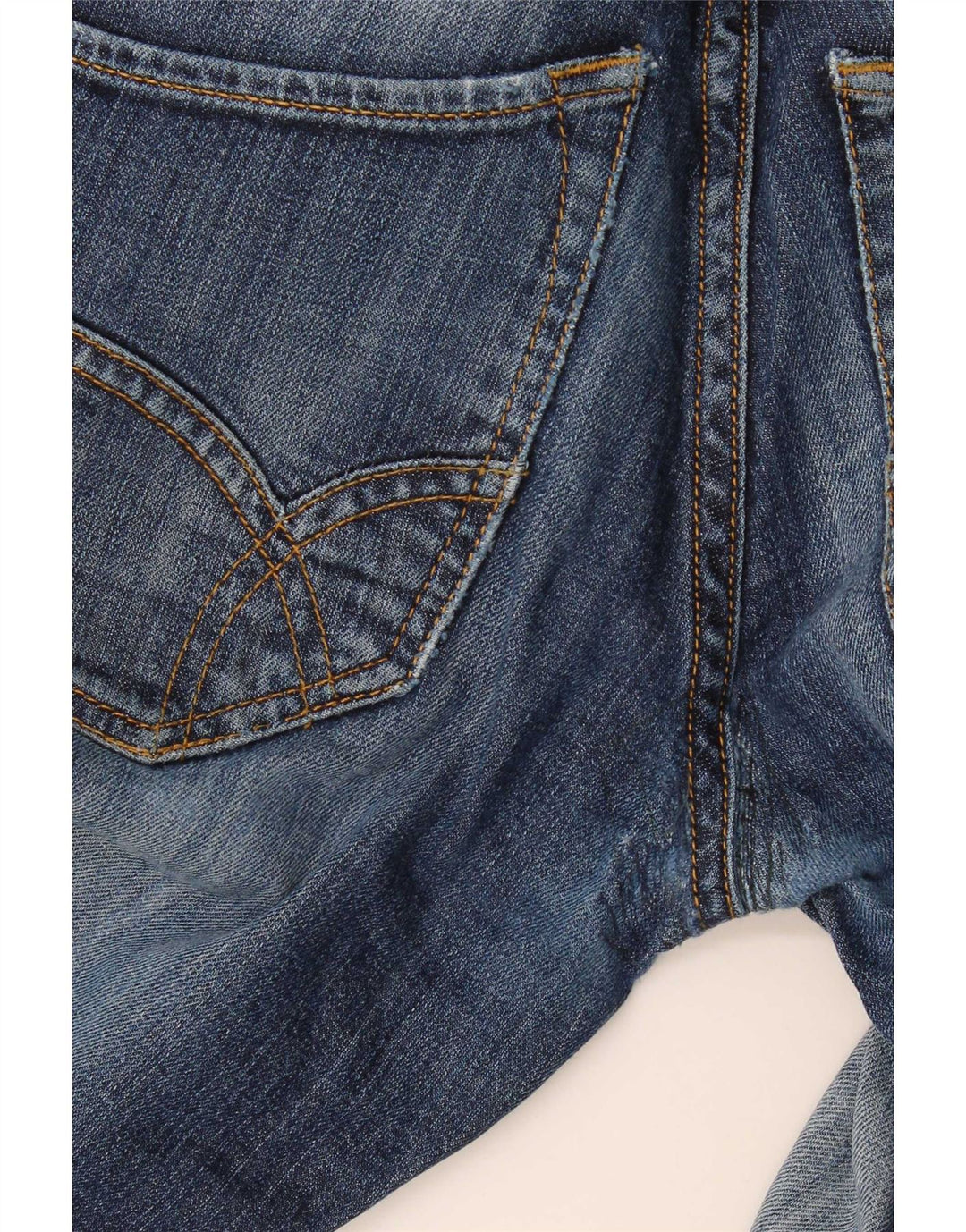Gas Jean droit femme W30 L29 bleu coton