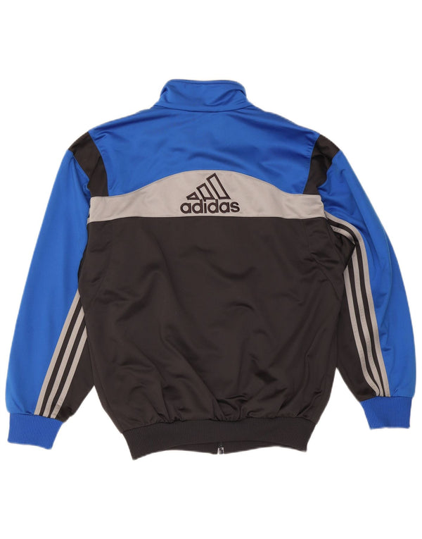 Adidas Veste de survêtement graphique pour homme UK 36/38 Petit Bleu Colorblock