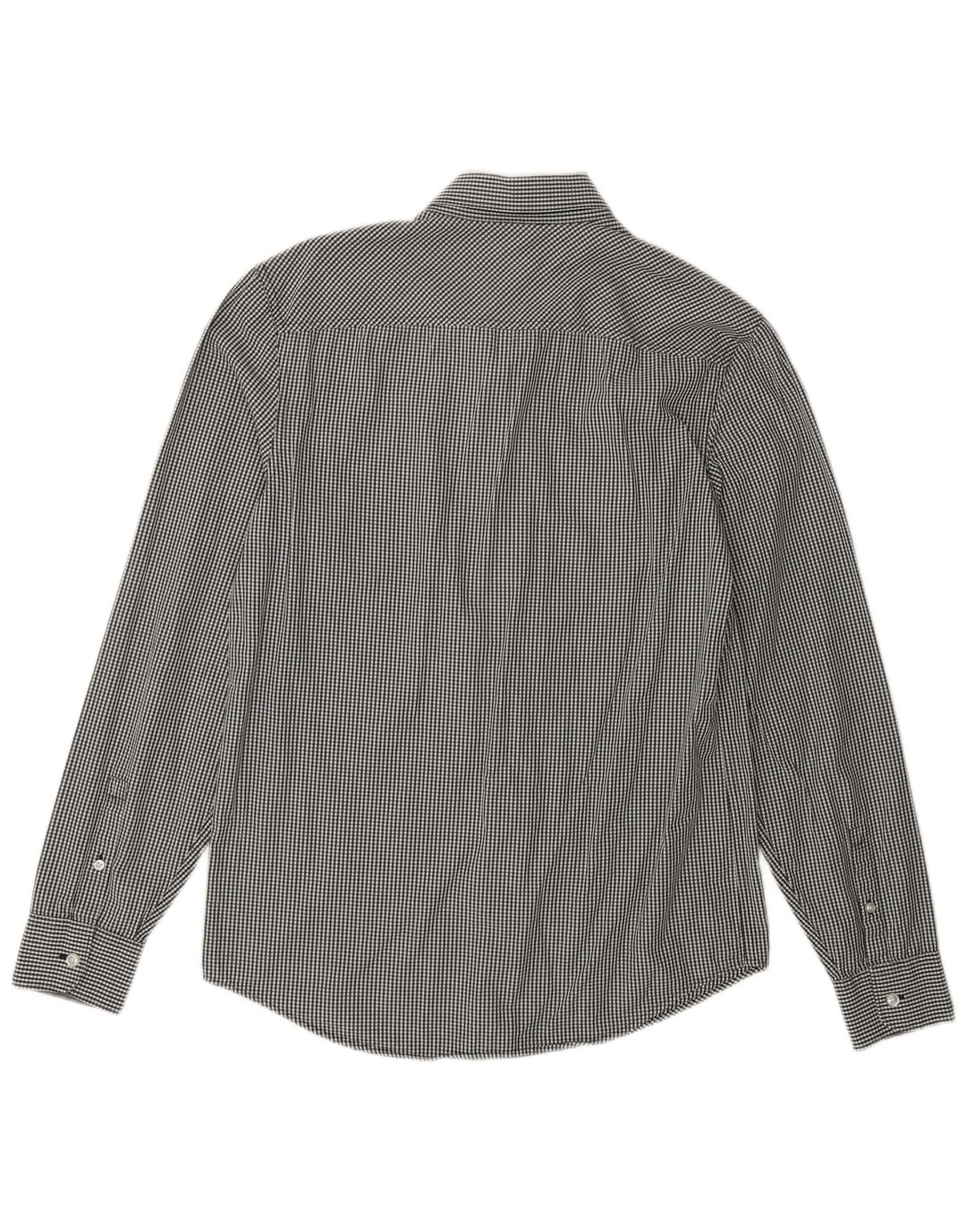 PENGUIN Mens Heritage Slim Fit Shirt Small Black Gingham